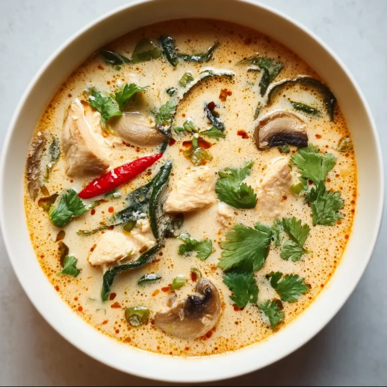 Tom Kha Gai Recipe | Authentic Flavorful Thai Coconut Soup