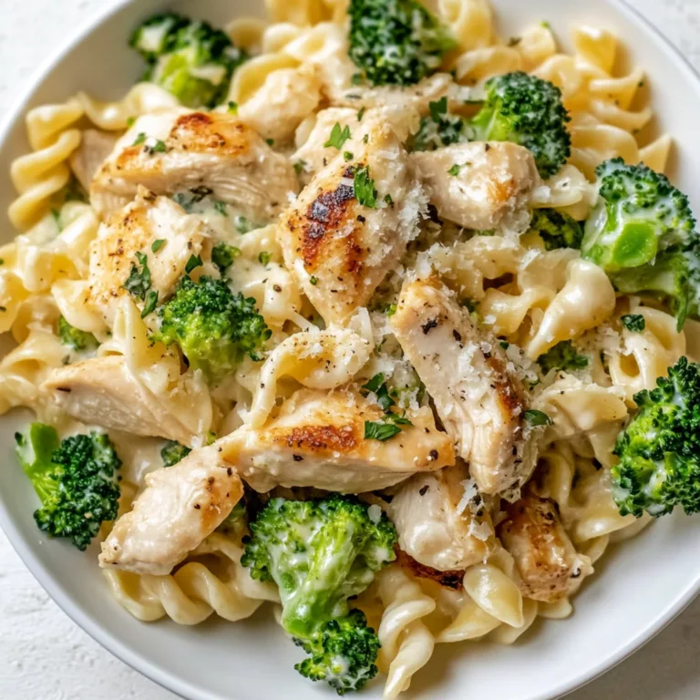 Creamy Rotisserie Chicken Broccoli Pasta Recipe | Quick & Easy Dinner Idea