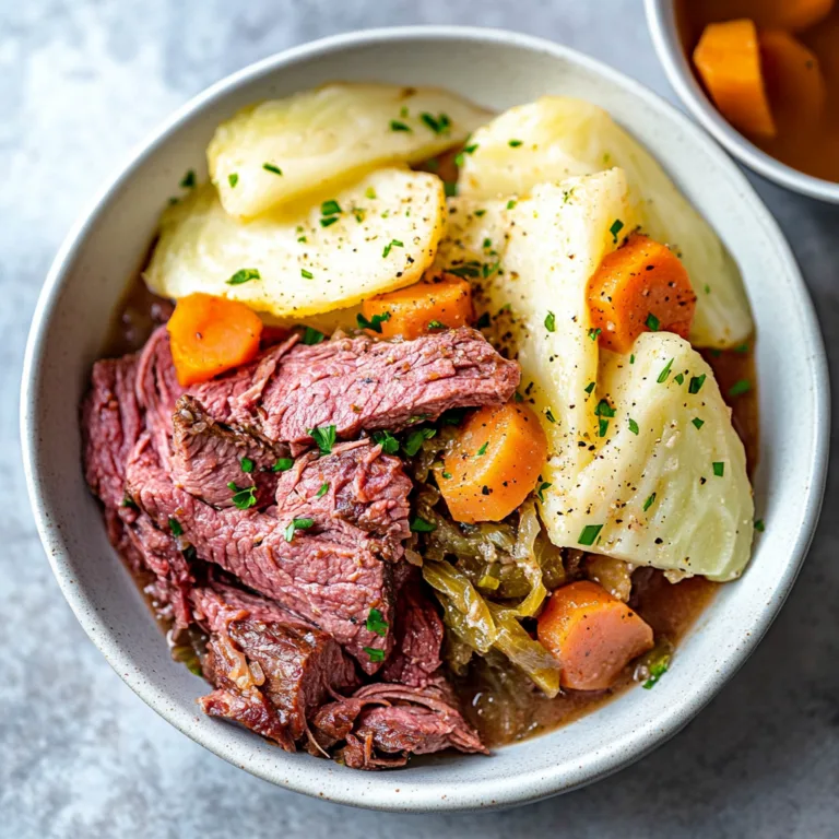 Slow Cooker Corned Beef and Cabbage Recipe | Easy, Tender & Delicious