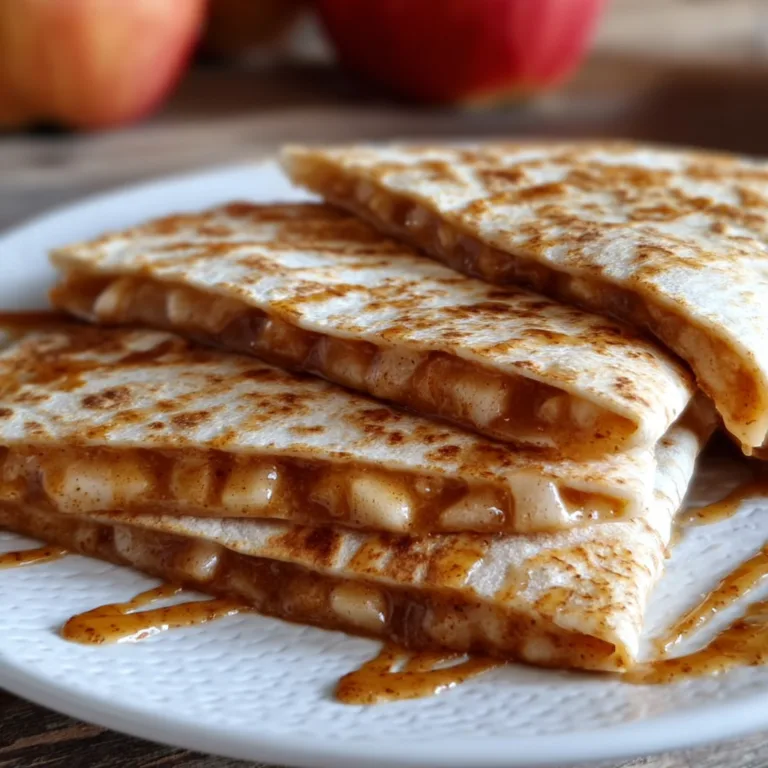 Delicious Apple Cinnamon Breakfast Quesadillas Recipe | Easy & Healthy Morning Meal