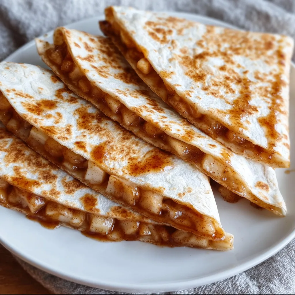 Delicious Apple Cinnamon Breakfast Quesadillas Recipe | Easy & Healthy Morning Meal
