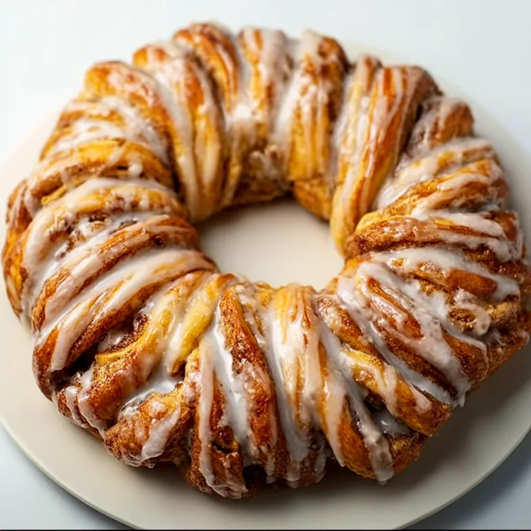 Delicious Apple Cinnamon Kringle with Vanilla Glaze – Sweet & Flaky Pastry Recipe