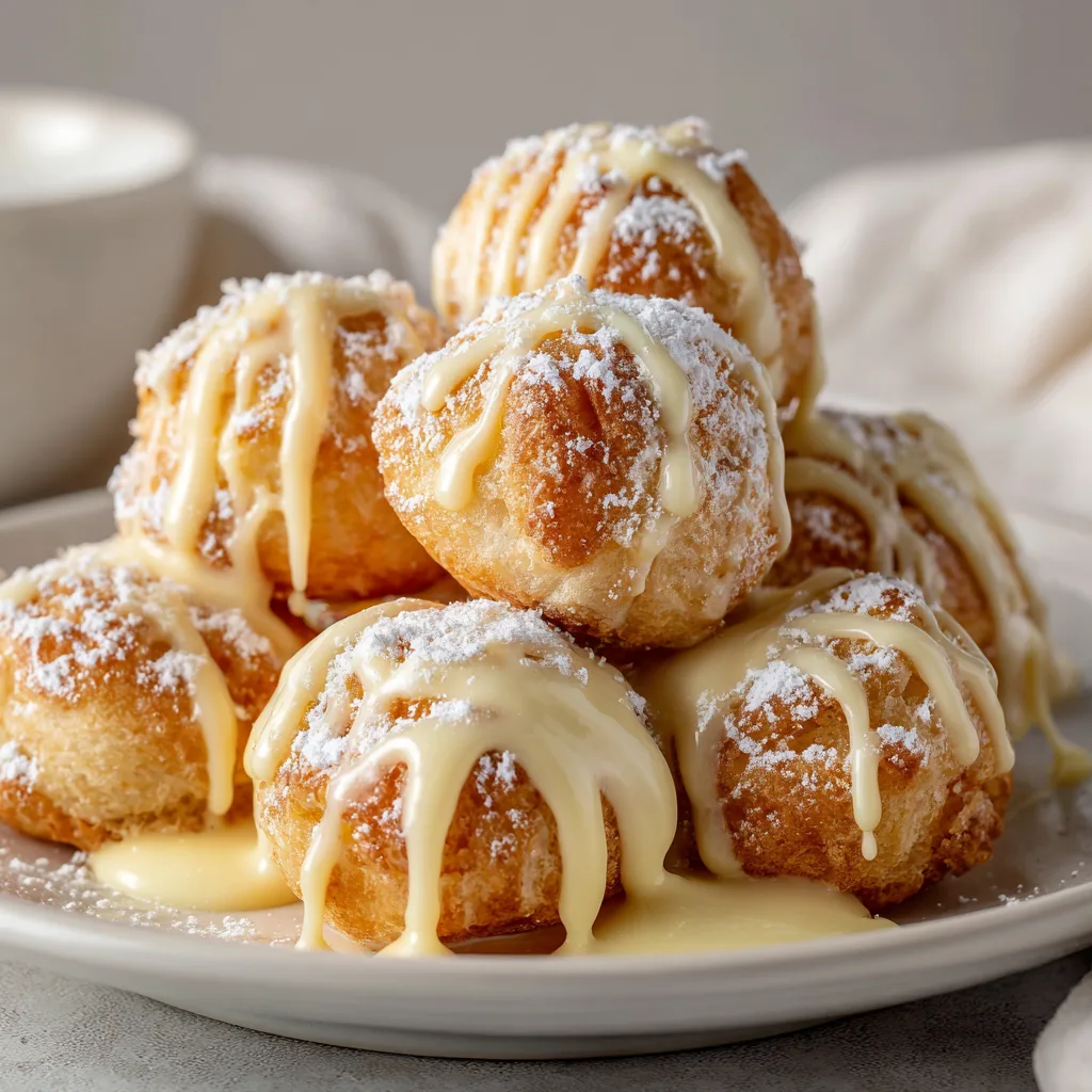 Authentic Vanilla Custard Cannoncini Bites | Classic Italian Pastry Delight