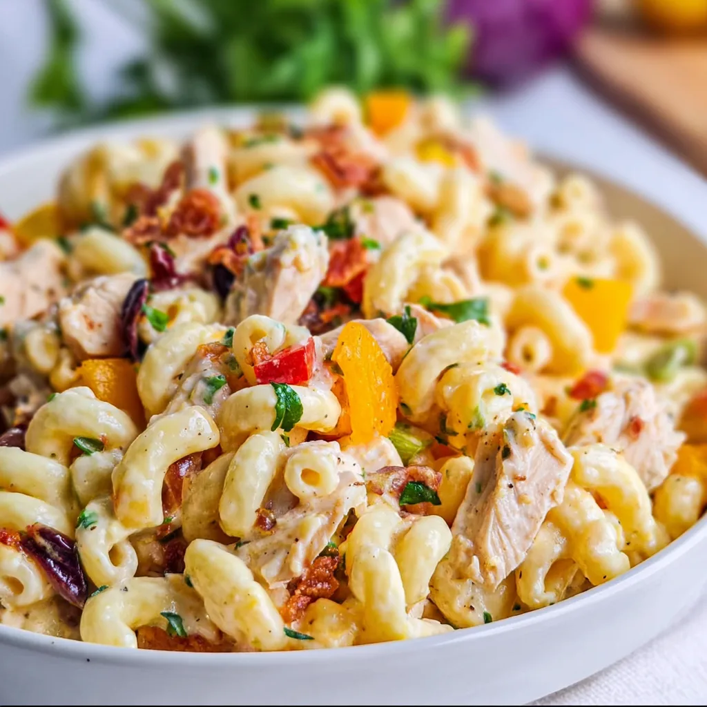 Delicious BBQ Chicken Pasta Salad Recipe | Easy & Flavorful Summer Salad