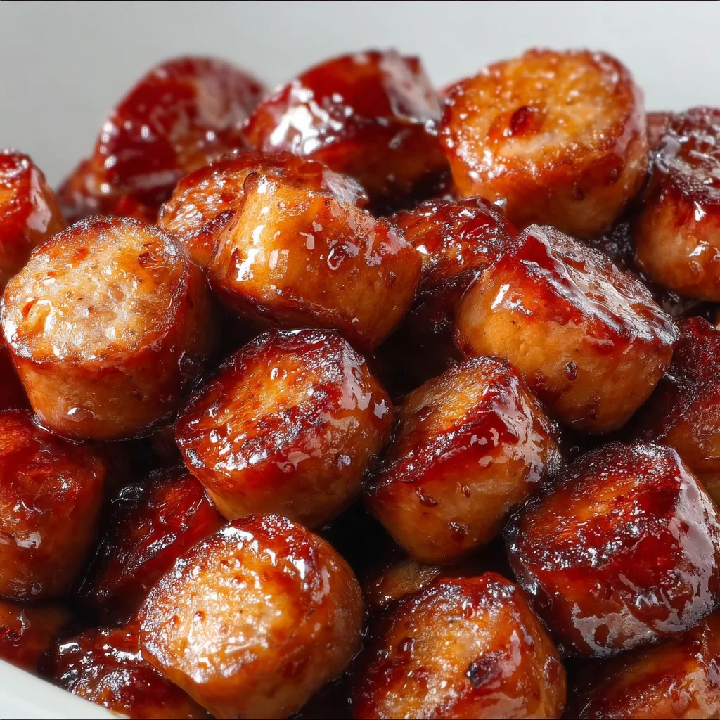 Delicious BBQ Sausage Bites Recipe | Easy & Tasty Appetizers