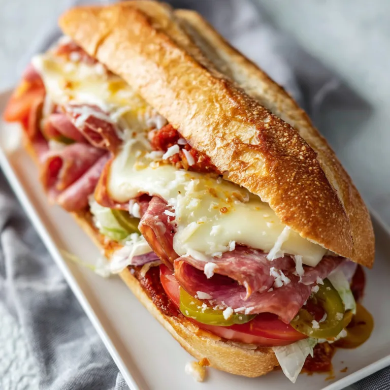 Delicious Baked Italian Sub Sandwich Recipe | Easy & Flavorful Sandwich Ideas
