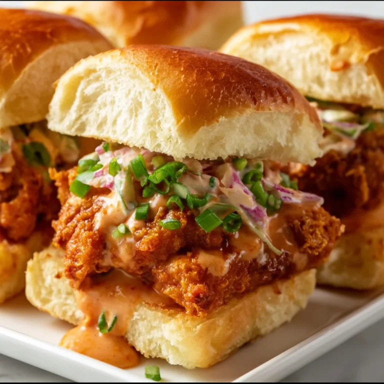 Delicious Bang Bang Chicken Sliders Recipe | Spicy & Crispy Sliders Perfect for Any Meal