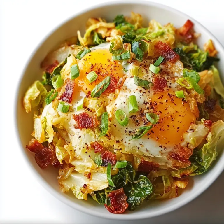 Delicious Breakfast Cabbage Sauté Recipe | Healthy Morning Meal Idea