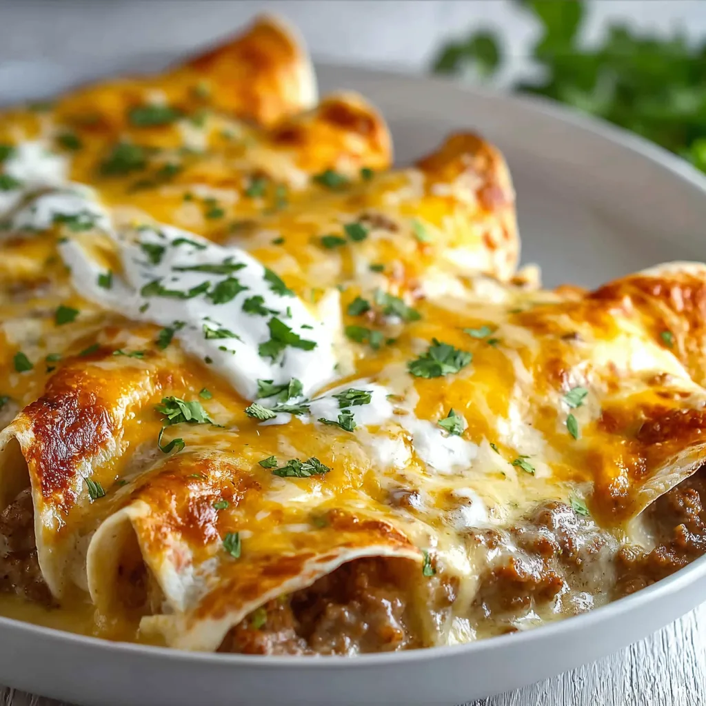 Delicious Breakfast Sausage Gravy Enchiladas Recipe | Easy & Savory Meal