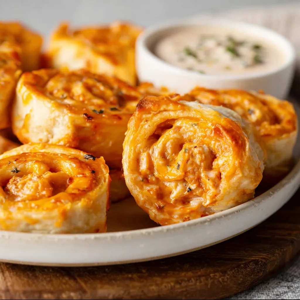 Easy Buffalo Chicken Pinwheels Recipe | Spicy & Delicious Appetizer