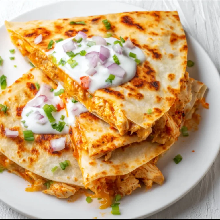 Spicy Buffalo Chicken Quesadilla Recipe | Easy & Delicious Appetizer