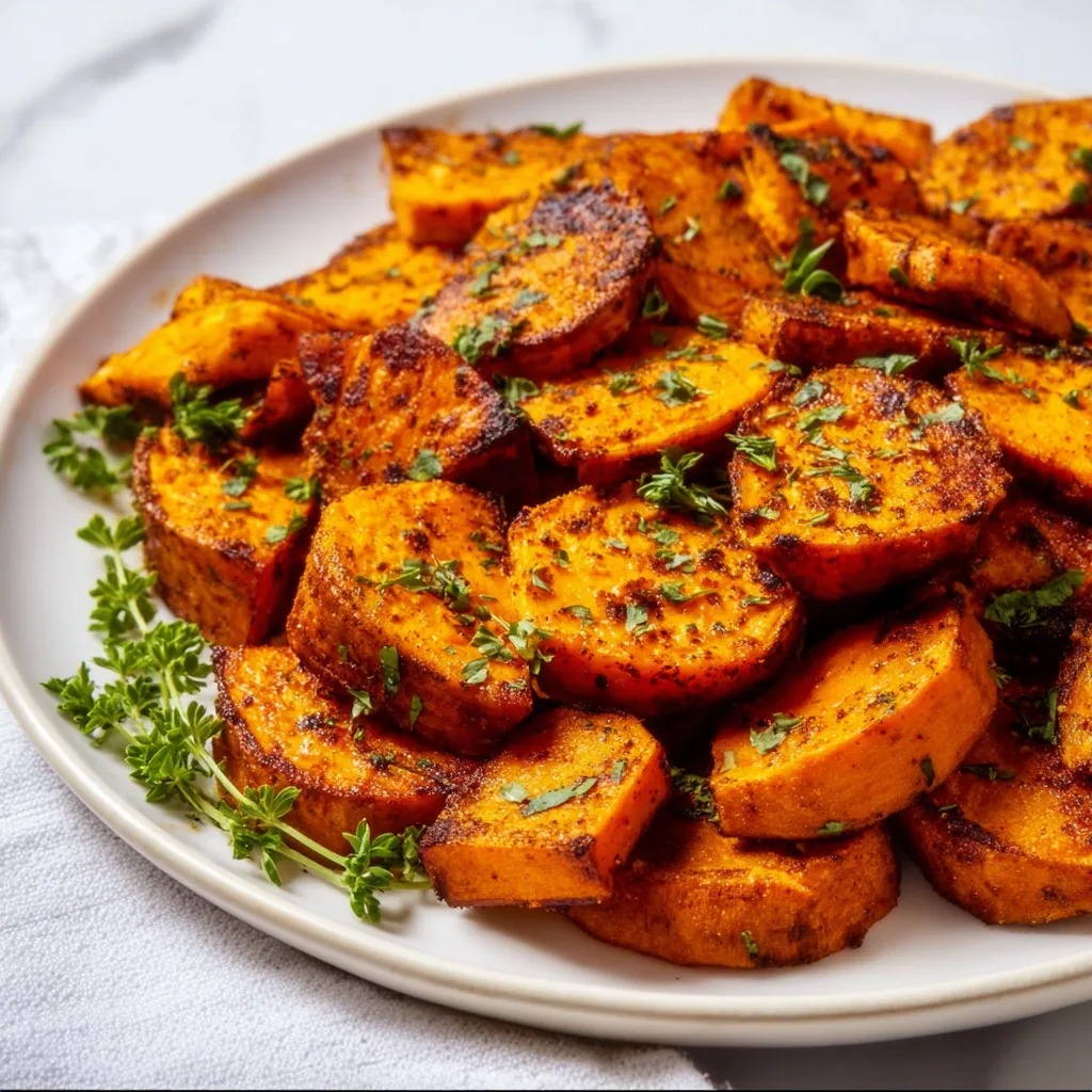 Cajun Roasted Sweet Potatoes Recipe | Spicy & Flavorful Side Dish