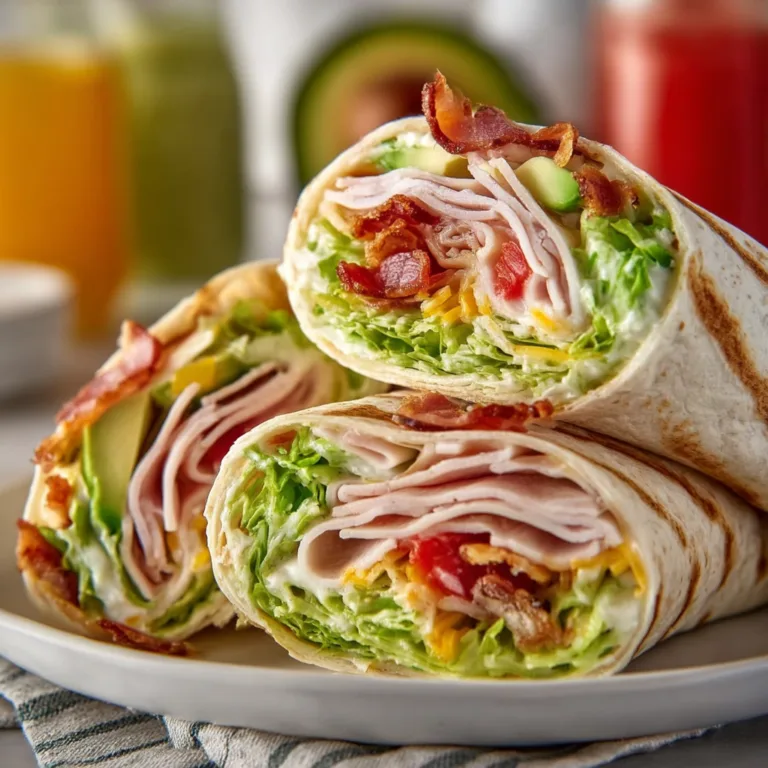 Delicious California Turkey Club Wraps | Healthy & Fresh Wrap Recipes
