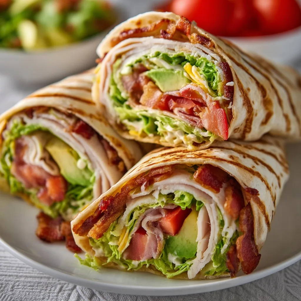 Delicious California Turkey Club Wraps | Healthy & Fresh Wrap Recipes