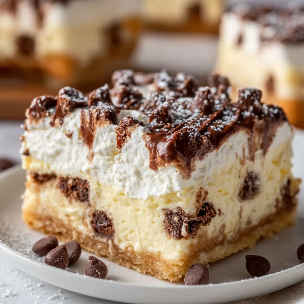 Delicious Cannoli Cheesecake Bars Recipe | Creamy Italian Dessert Bars