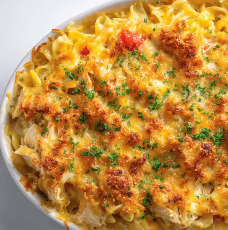 Delicious Chicken Cheddar Noodle Bake Recipe | Easy Comfort Food
