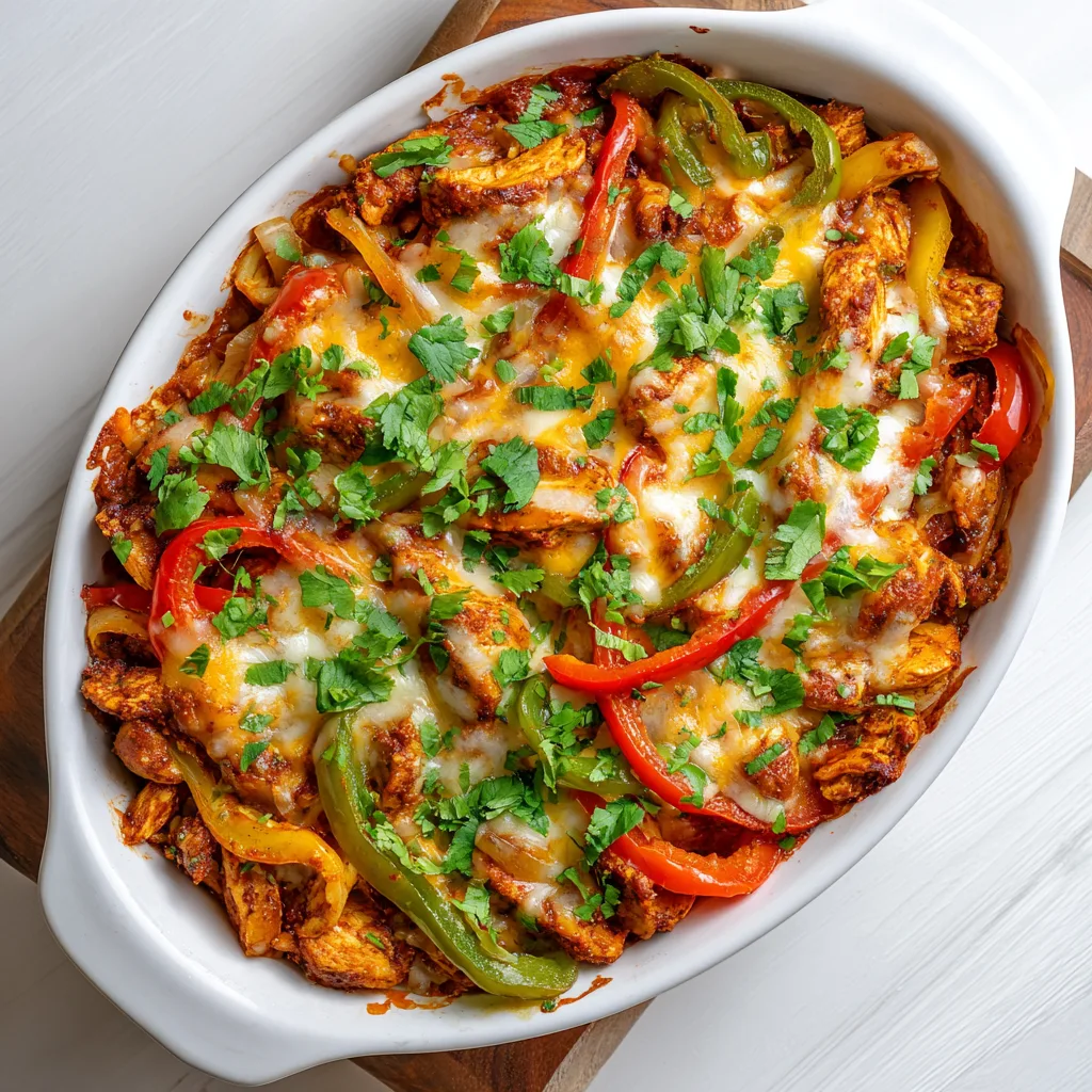 Chicken Fajita Casserole Recipe | Easy & Delicious Tex-Mex Dinner Idea
