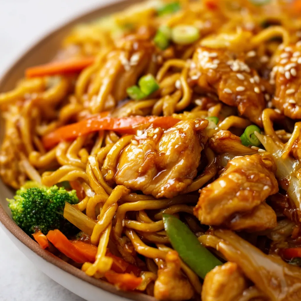 Delicious Chicken Lo Mein Recipe | Easy Homemade Asian Noodles