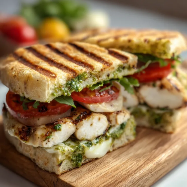 Delicious Chicken Pesto Sandwiches Recipe | Easy & Flavorful Lunch Idea