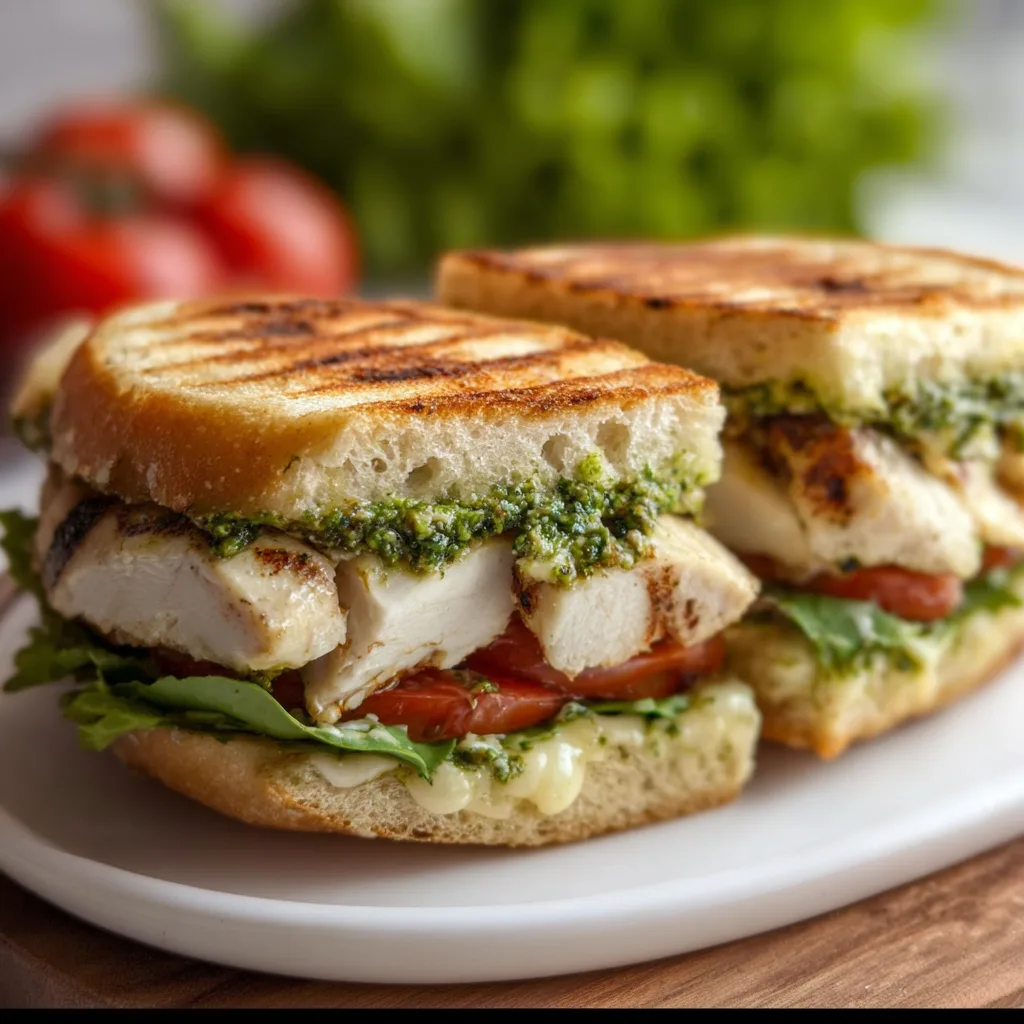 Delicious Chicken Pesto Sandwiches Recipe | Easy & Flavorful Lunch Idea