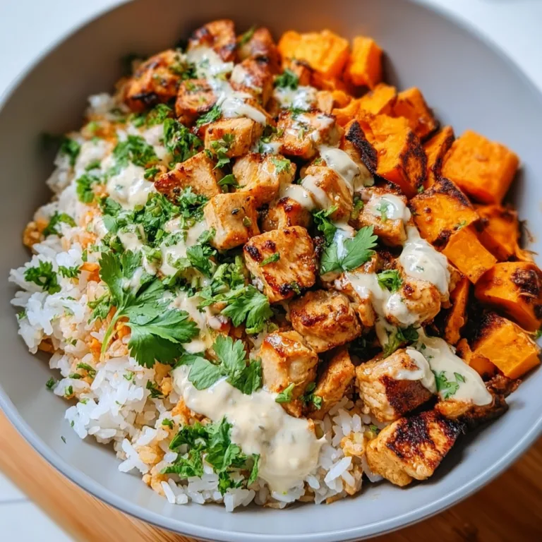 Delicious Chicken & Sweet Potato Rice Bowl Recipe | Healthy & Easy Meal Idea