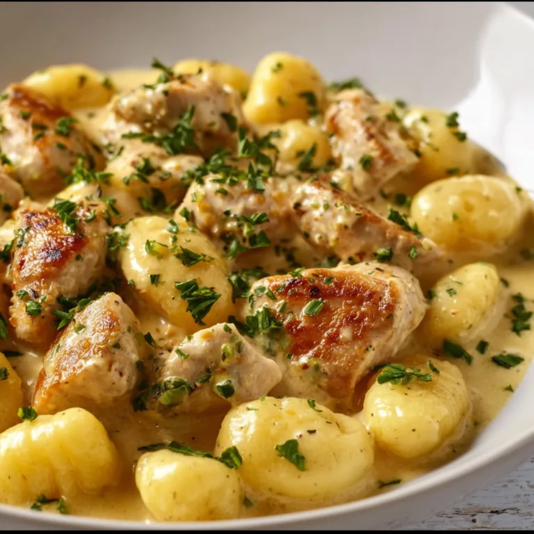 Creamy Lemon Chicken Gnocchi Recipe | Easy & Delicious Dinner Idea