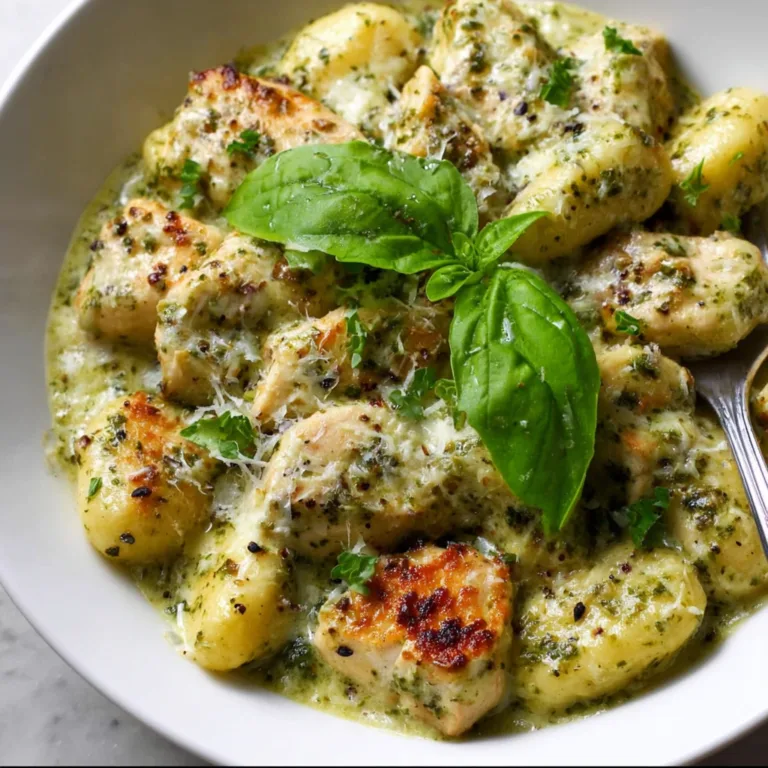 Creamy Pesto Chicken Gnocchi Recipe | Easy & Delicious Dinner Idea