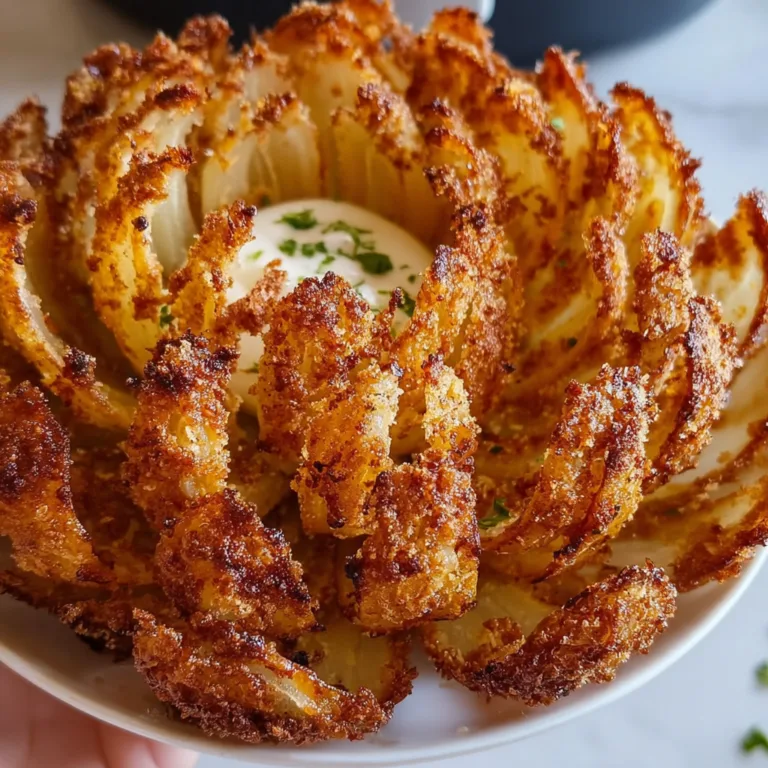 Crispy Air Fryer Blooming Onion Recipe | Easy & Delicious Appetizer