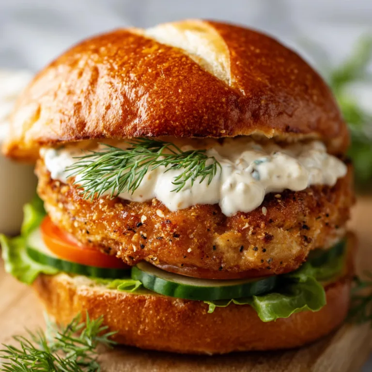 Crispy Dill Chicken Burger with Homemade Mayo | Delicious & Easy Recipe