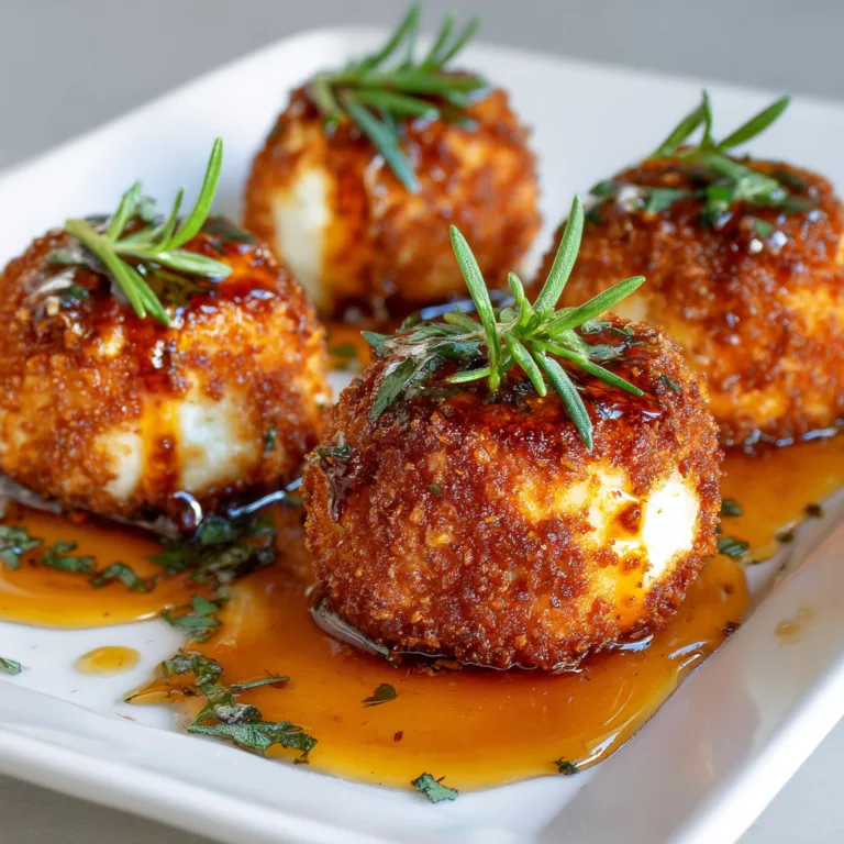 Crispy Fried Goat Cheese with Tarragon and Honey | Delicious Appetizer Recipe