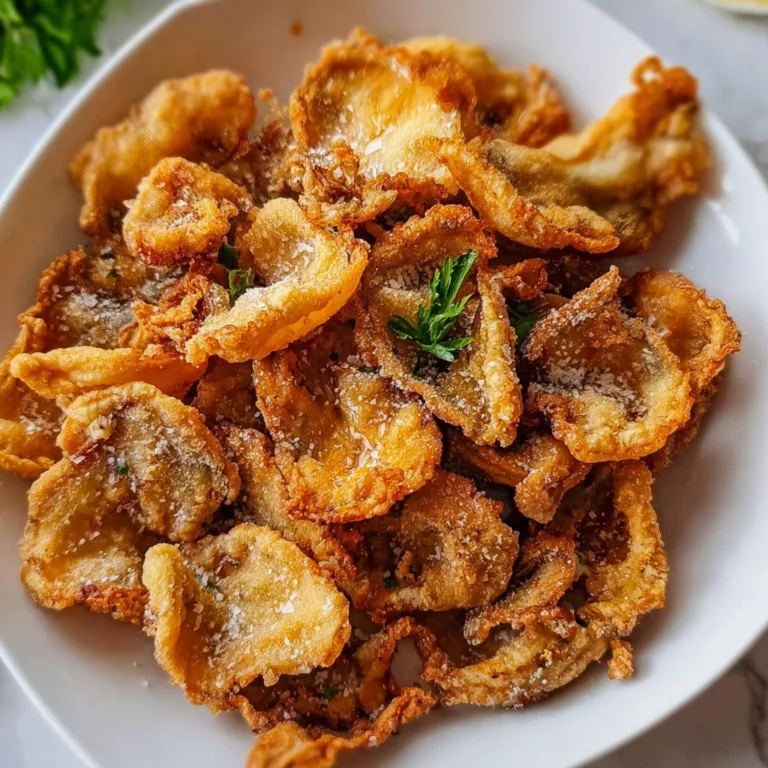Crispy Fried Oyster Mushrooms Recipe | Easy & Delicious Snack Idea
