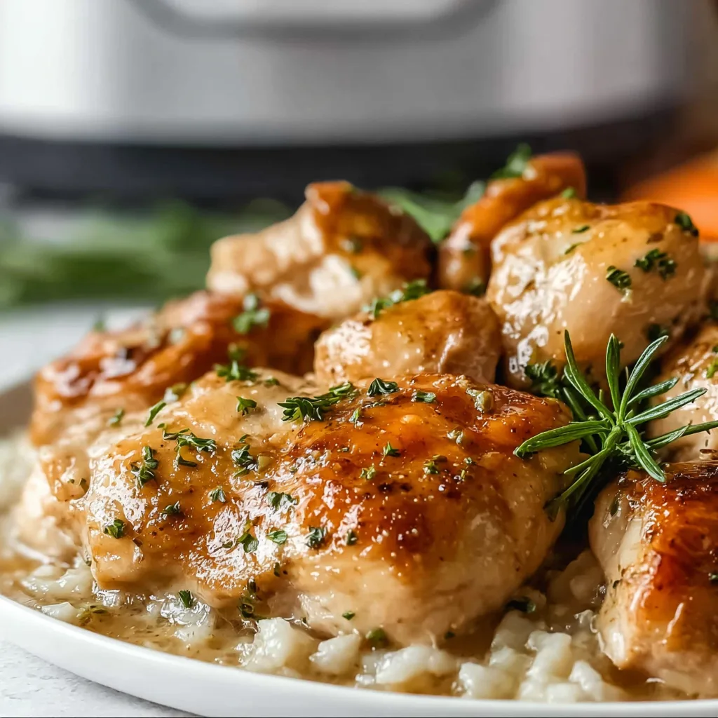 Easy Crockpot No Peek Chicken Recipe – Juicy & Tender Slow Cooker Meal