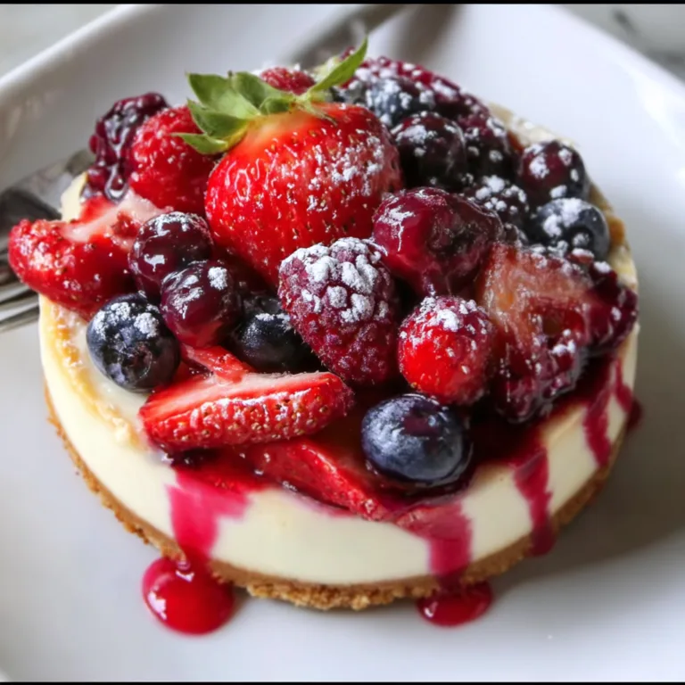 Delicious Vanilla Berry Cheesecake Recipe | Creamy & Fruity Dessert Delight