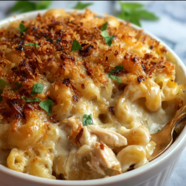 French Onion Chicken Mac and Cheese Recipe | Creamy, Cheesy Comfort Food