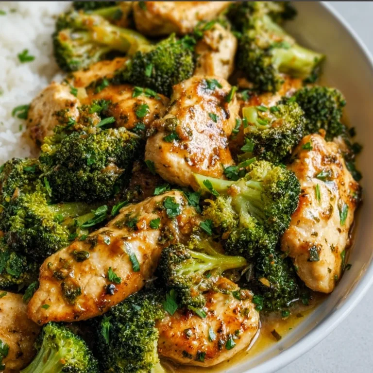 Garlic Butter Chicken Broccoli Recipe | Easy & Delicious One-Pan Meal