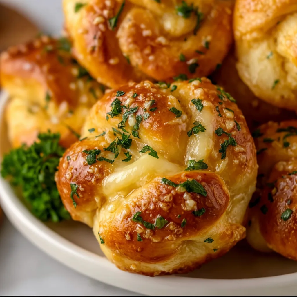 Delicious Garlic Butter Parmesan Knots Recipe – Easy Homemade Bread Rolls