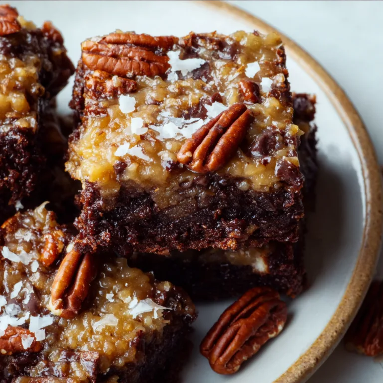 Delicious German Chocolate Pecan Brownies Recipe – Rich & Moist Treats