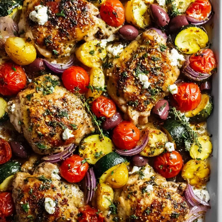 Greek Sheet Pan Chicken Recipe | Easy Mediterranean Dinner Idea