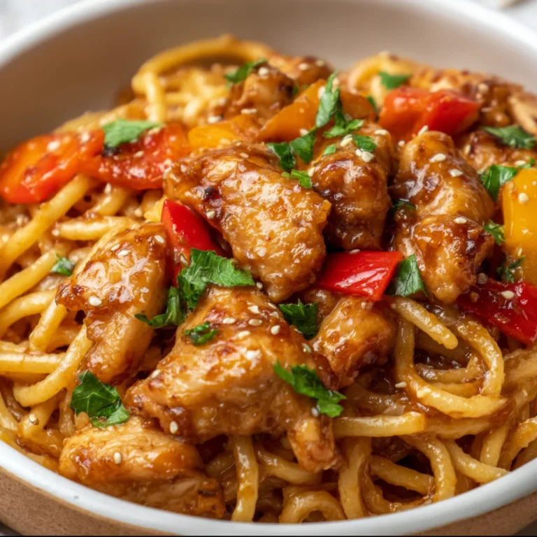 Honey Pepper Chicken Pasta Recipe | Sweet & Spicy Creamy Pasta Delight