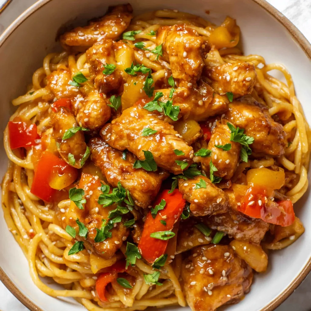Honey Pepper Chicken Pasta Recipe | Sweet & Spicy Creamy Pasta Delight