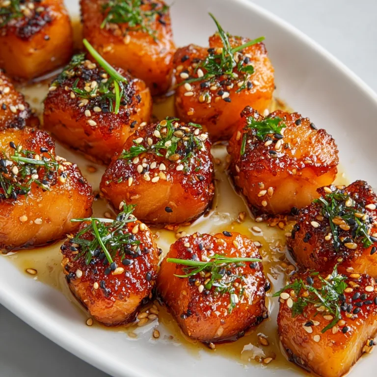 Delicious Hot Honey Salmon Bites Recipe – Sweet & Spicy Seafood Appetizer