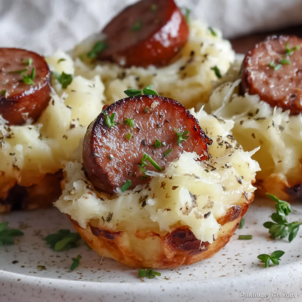 Irish Bangers & Mash Cups | Easy Traditional Irish Recipe Snack