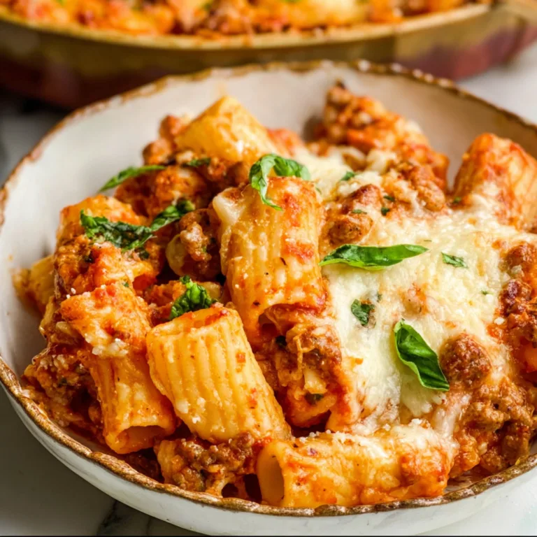Delicious Italian Sausage Pasta Bake Recipe | Easy Hearty Dinner Idea