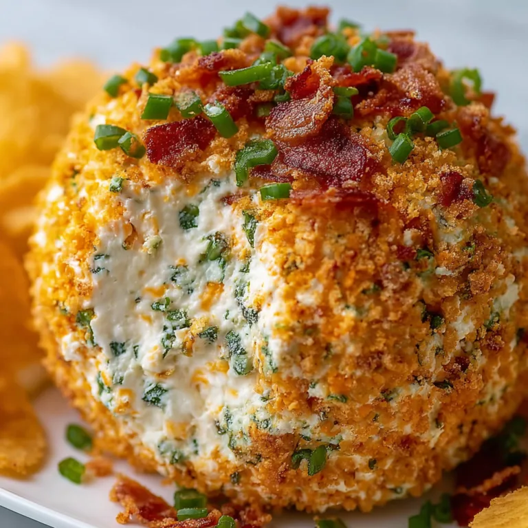 Creamy Jalapeño Popper Cheese Ball Recipe – Easy Spicy Appetizer