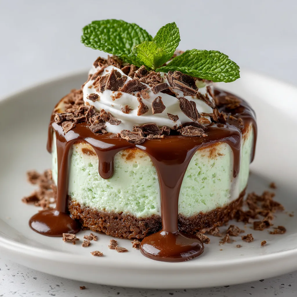 Mini Andes Mint Chocolate Cheesecake Recipe | Easy & Delicious Dessert