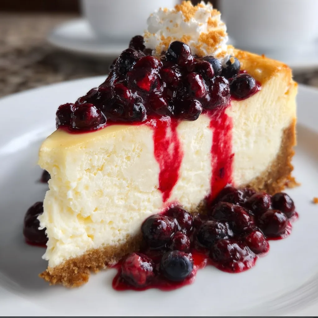 Delicious New York Cheesecake with Berry Twist Recipe | Creamy & Fruity Dessert