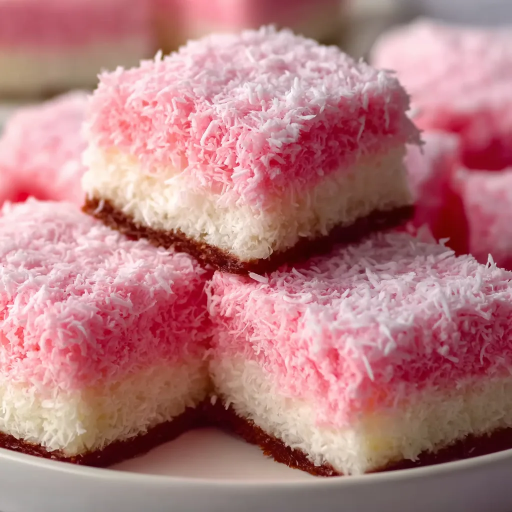 Delicious Pink Coconut Snowball Cake Bars Recipe – Sweet & Easy Dessert