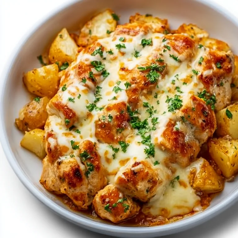 Power-Packed High Protein Cheesy Chicken & Potatoes Recipe – Delicious & Nutritious Meal
