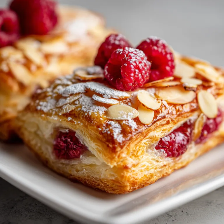 Delicious Raspberry Almond Puff Pastry Recipe – Easy & Flaky Dessert