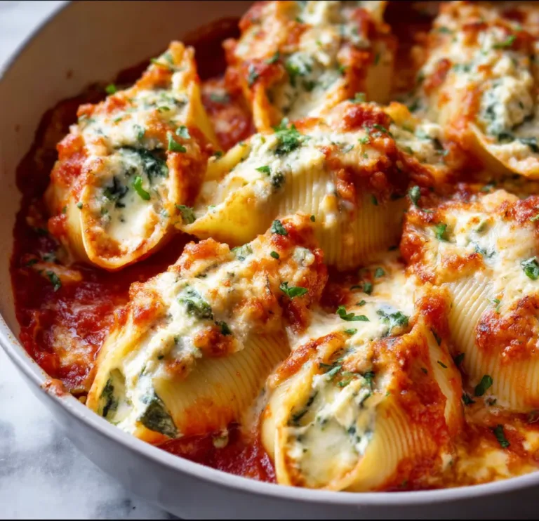 Creamy Ricotta Stuffed Shells Recipe | Easy Baked Pasta Dish